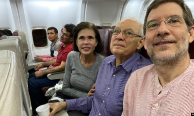 Llega a EEUU vuelo con ex presos políticos nicaragüenses liberados