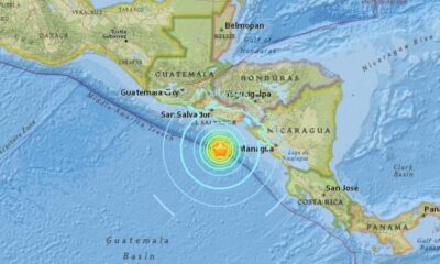 Earthquake shakes El Salvador, Honduras and Nicaragua, no damage reported