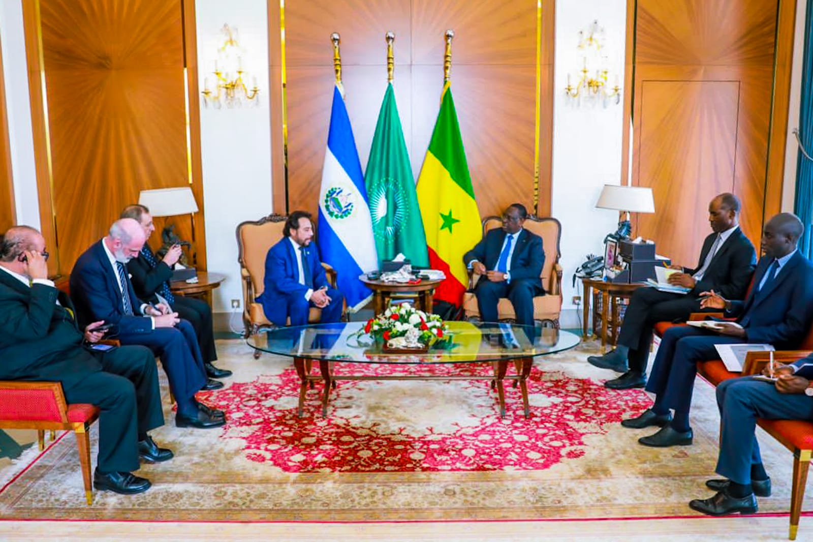 Félix Ulloa sostiene reunión con mandatario de la República de Senegal y de la Unión Africana