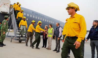 Les pompiers mexicains et colombiens arrivent au Chili