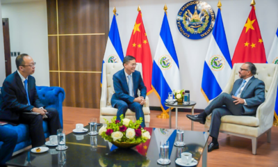 Embajador de China en El Salvador se reúne con presidente de la Asamblea Legislativa