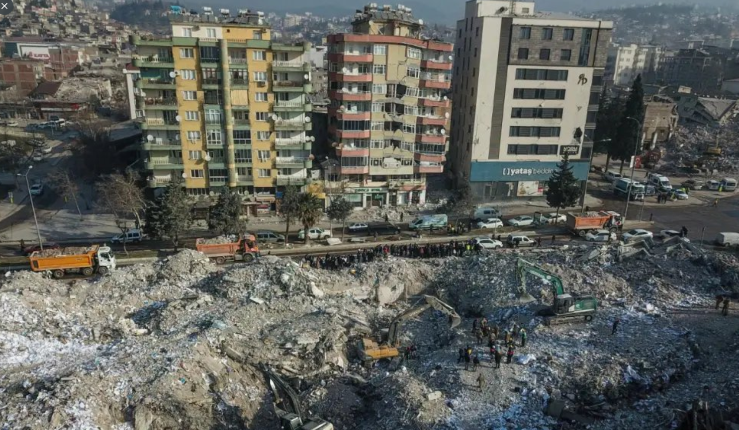 Nearly 85,000 buildings were destroyed by earthquakes in Turkey