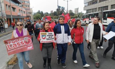 Teachers and students march in Ecuador and demand Lasso's ouster