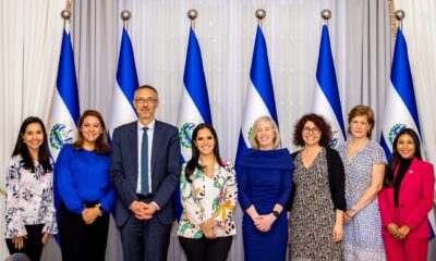 Primera dama salvadoreña sostiene reunión con subdirectora General de Educación de la UNESCO
