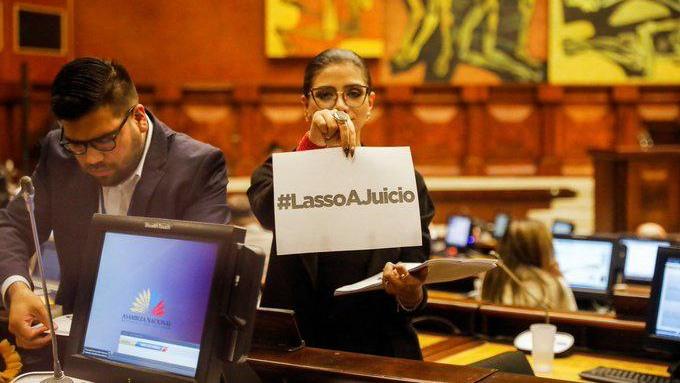Intention of impeachment against Guillermo Lasso ratified