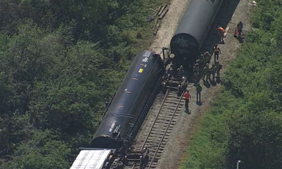 Propane train derailment reported in Florida, U.S.A