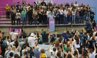 Plénière de soutien à la vice-présidente Cristina Fernandez en Argentine