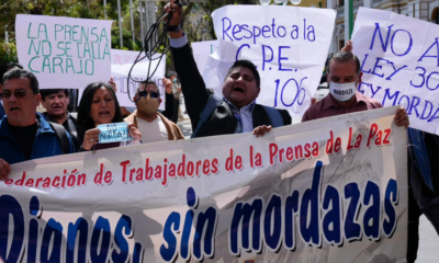 Les journalistes manifestent en Bolivie contre le projet de loi sur les médias