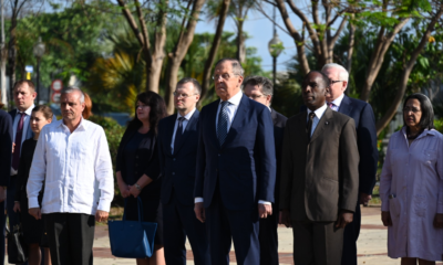 Le président cubain Miguel Díaz-Canel reçoit le ministre russe des affaires étrangères à La Havane
