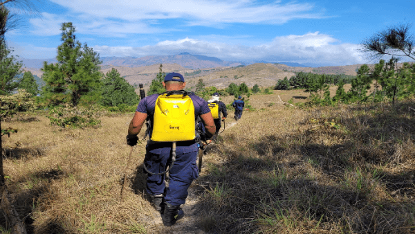 Lutte contre l'incendie dans la réserve forestière du Panama