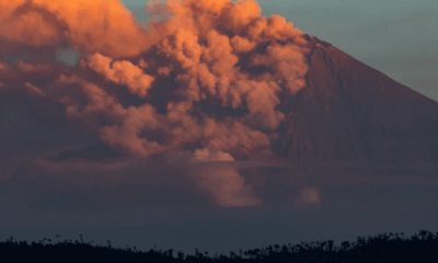 Sangay volcano records ash fall in Ecuador