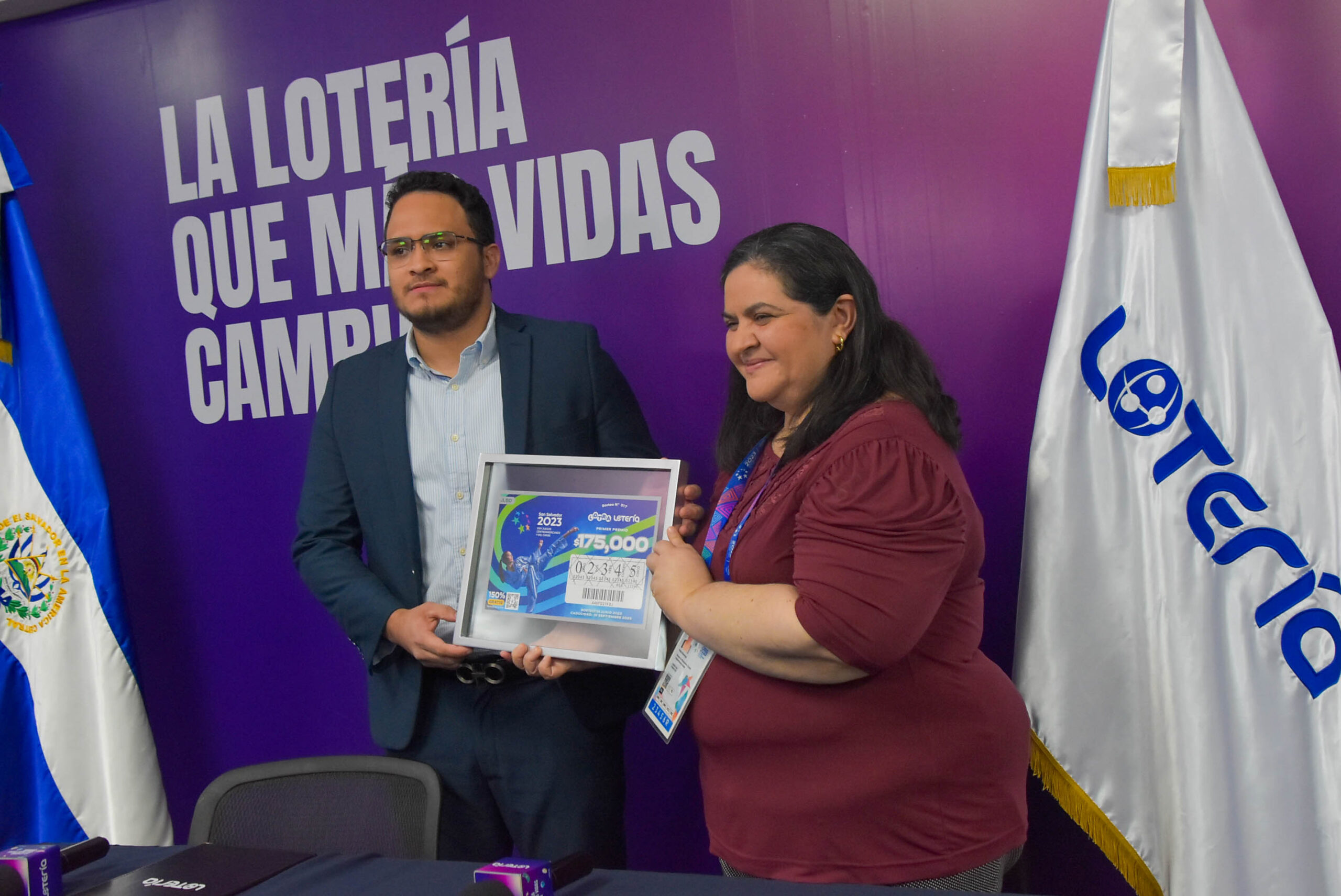 Sorteo dedicado a las mascotas oficiales de los XXIV Juegos Centroamericanos y del Caribe San Salvador 2023