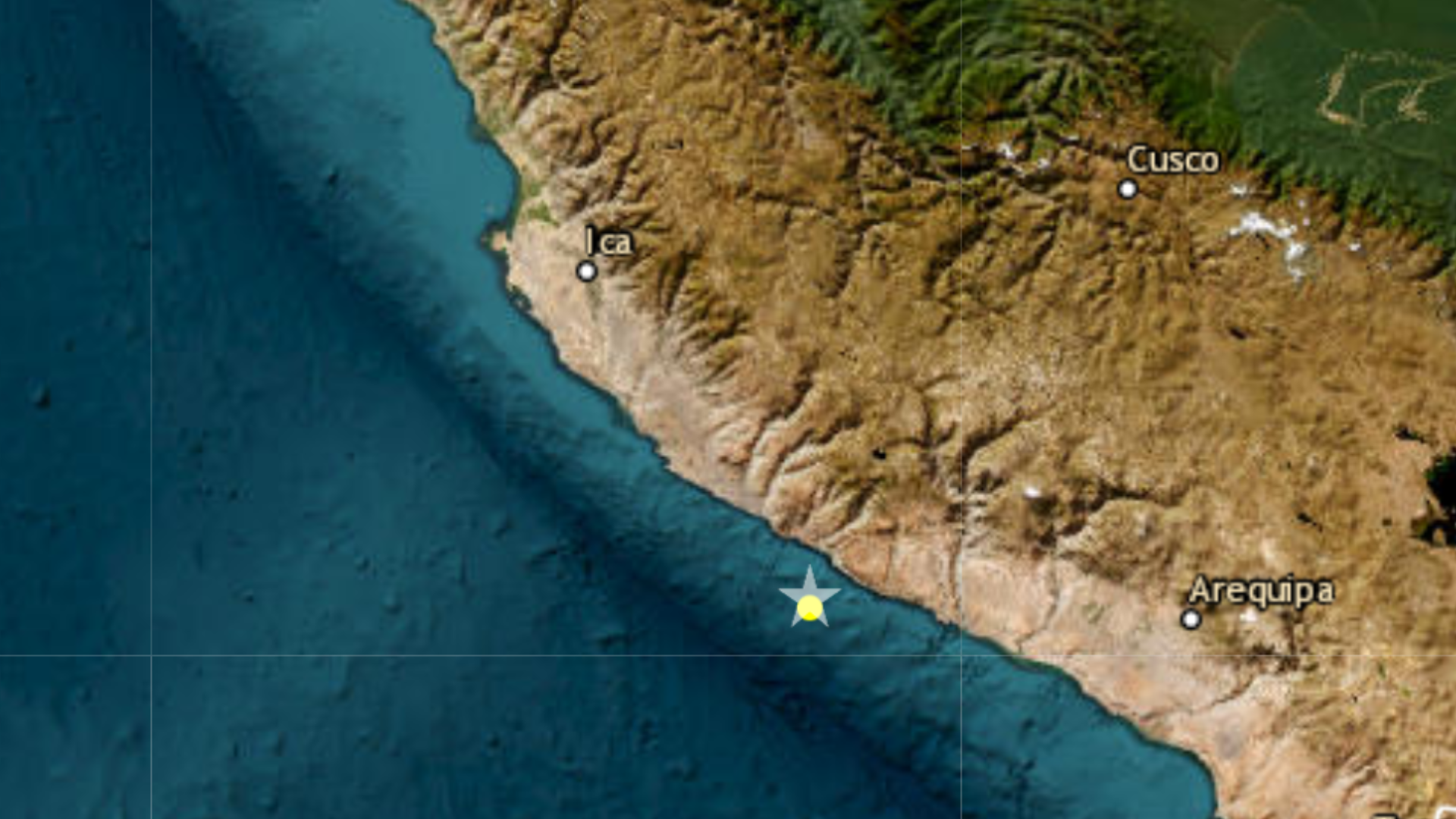 Se registran dos sismos de magnitud 5,4 y 4,7 en Arequipa, Perú
