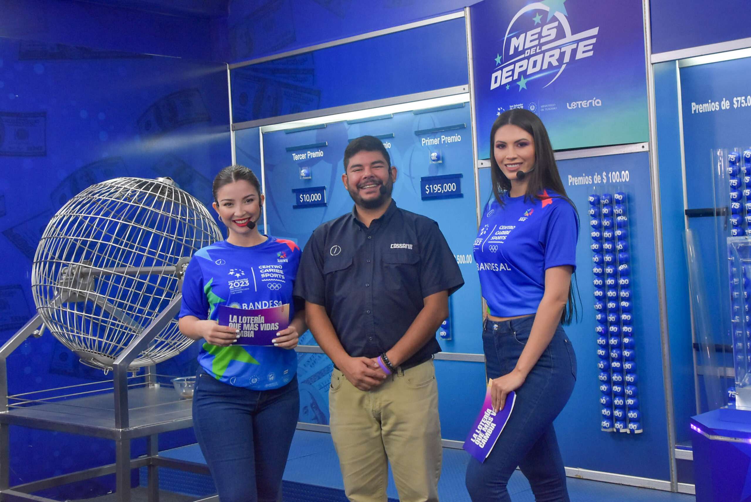 Sorteo de Lotería es dedicado a los voluntarios de los Juegos Centroamericanos y del Caribe, San Salvador 2023