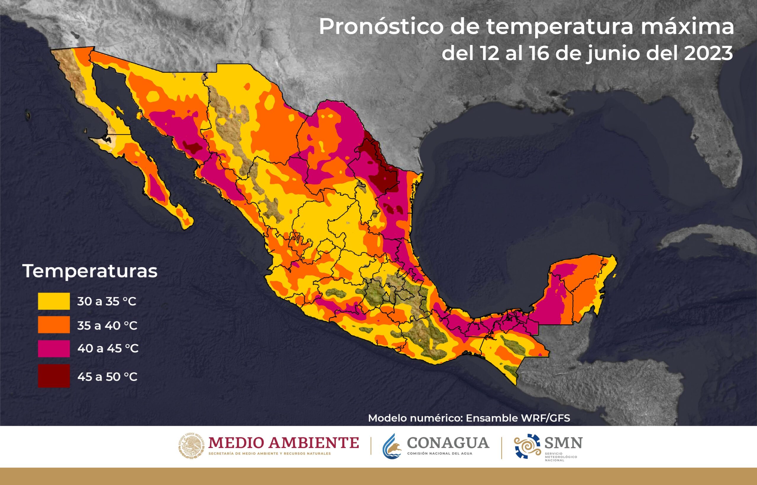 Seis fallecidos ha dejado tercera ola de calor en México