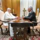 President of Cuba meets with Pope Francis at the Vatican