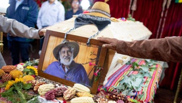 Left-wing leader Hugo Blanco bid farewell in Cusco, Peru