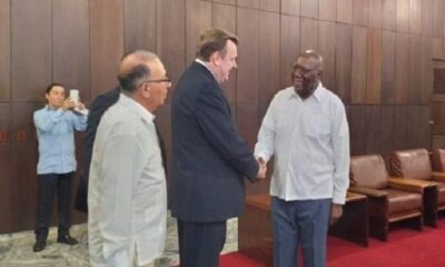 Cuban Vice-President Valdés Mesa receives Belarusian Foreign Minister