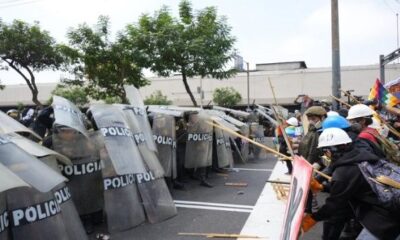 Des manifestants sont réprimés à Lima lors d'une nouvelle manifestation contre le gouvernement péruvien