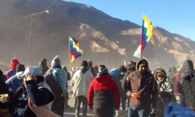 Manifestation à Jujuy, Argentine, pour dénoncer la répression