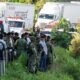 Autobús con migrantes venezolanos choca con camión de carga en México