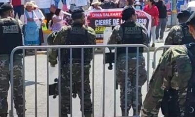 Manifestation contre le président désigné du Pérou réprimée à Tacna