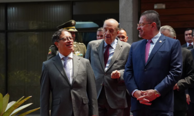 Presidentes de Costa Rica y Colombia abordan temas regionales en reunión