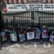 Parents of students protest in front of military headquarters in Mexico