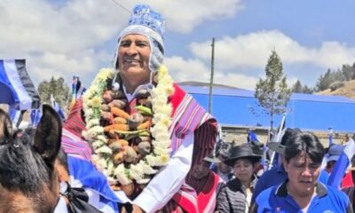 Evo Morales announces candidacy for the presidency of Bolivia