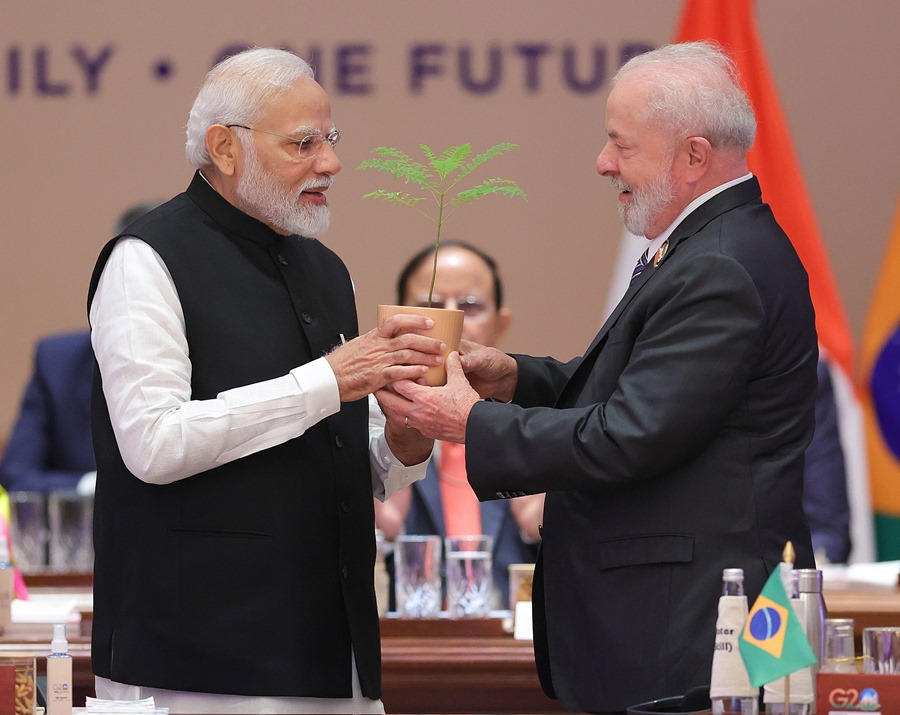 India hands over G20 presidency to Brazil