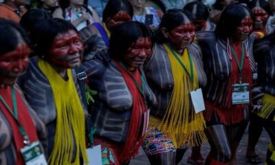 Les femmes indigènes défilent pour leurs droits à Brasilia (Brésil)