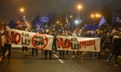 Les Chiliens protestent contre la loi sur l'empiètement