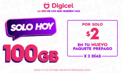 DIGICEL presenta promoción de paquete prepago de 100 gigas