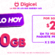 DIGICEL presenta promoción de paquete prepago de 100 gigas