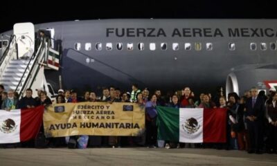 Mexicanos repatriados de Israel llegan a ciudad de México