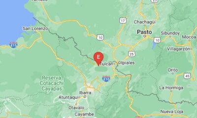 Two earthquakes registered in the border between Colombia and Ecuador