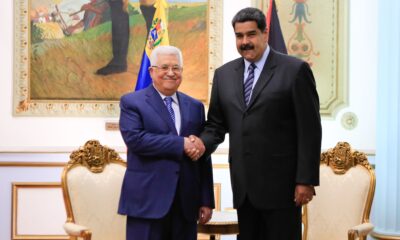 Venezuelan President holds dialogue with Palestinian counterpart