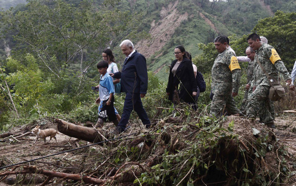 Le gouvernement mexicain intervient dans les zones touchées par le cyclone Otis