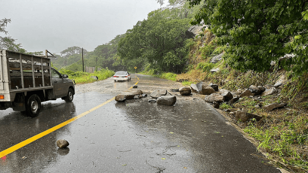 Otis weakens to low pressure over Michoacan, Mexico