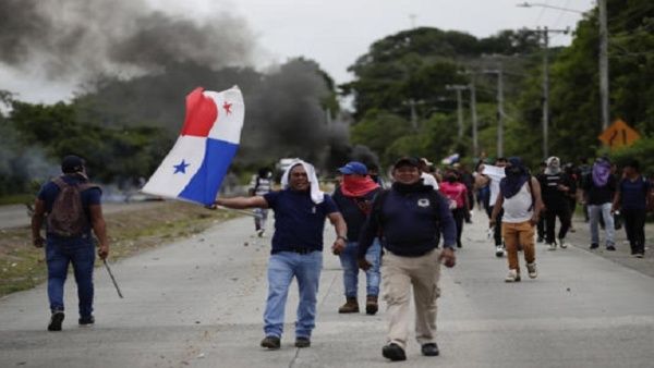 Manifestations au Panama à propos d'un contrat transnational d'exploitation de mines de cuivre