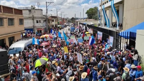 Paro cívico en Guatemala por la democracia y el Estado de derecho