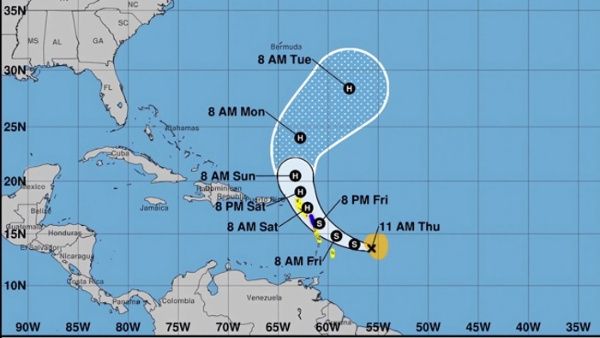 Caribbean region prepares for the passage of Hurricane Tammy