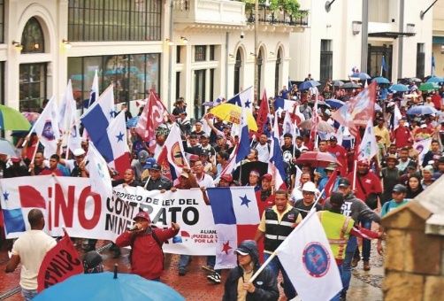 Panamanian ruling party demands an end to current crisis