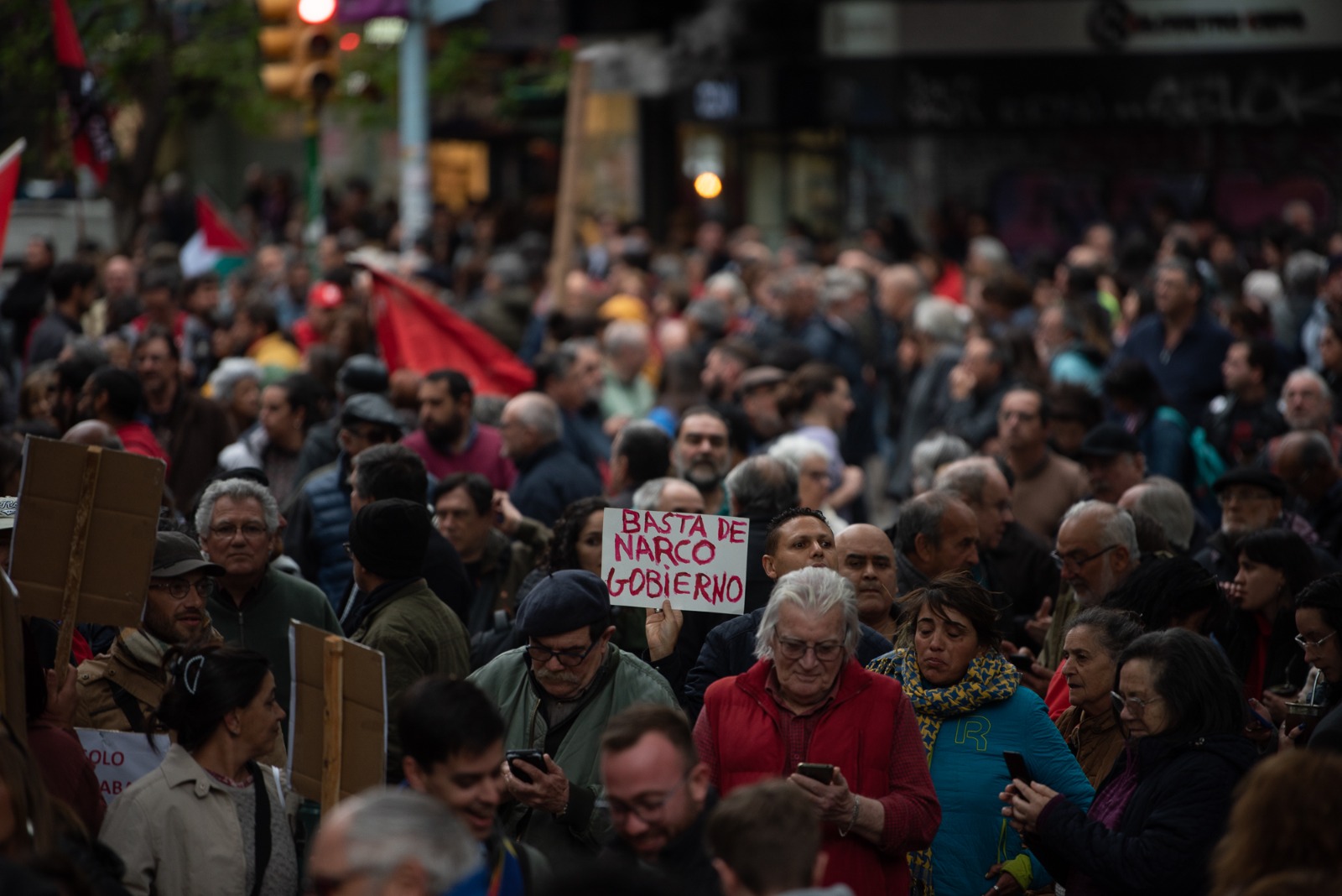 Les Uruguayens marchent pour la démocratie et contre la corruption