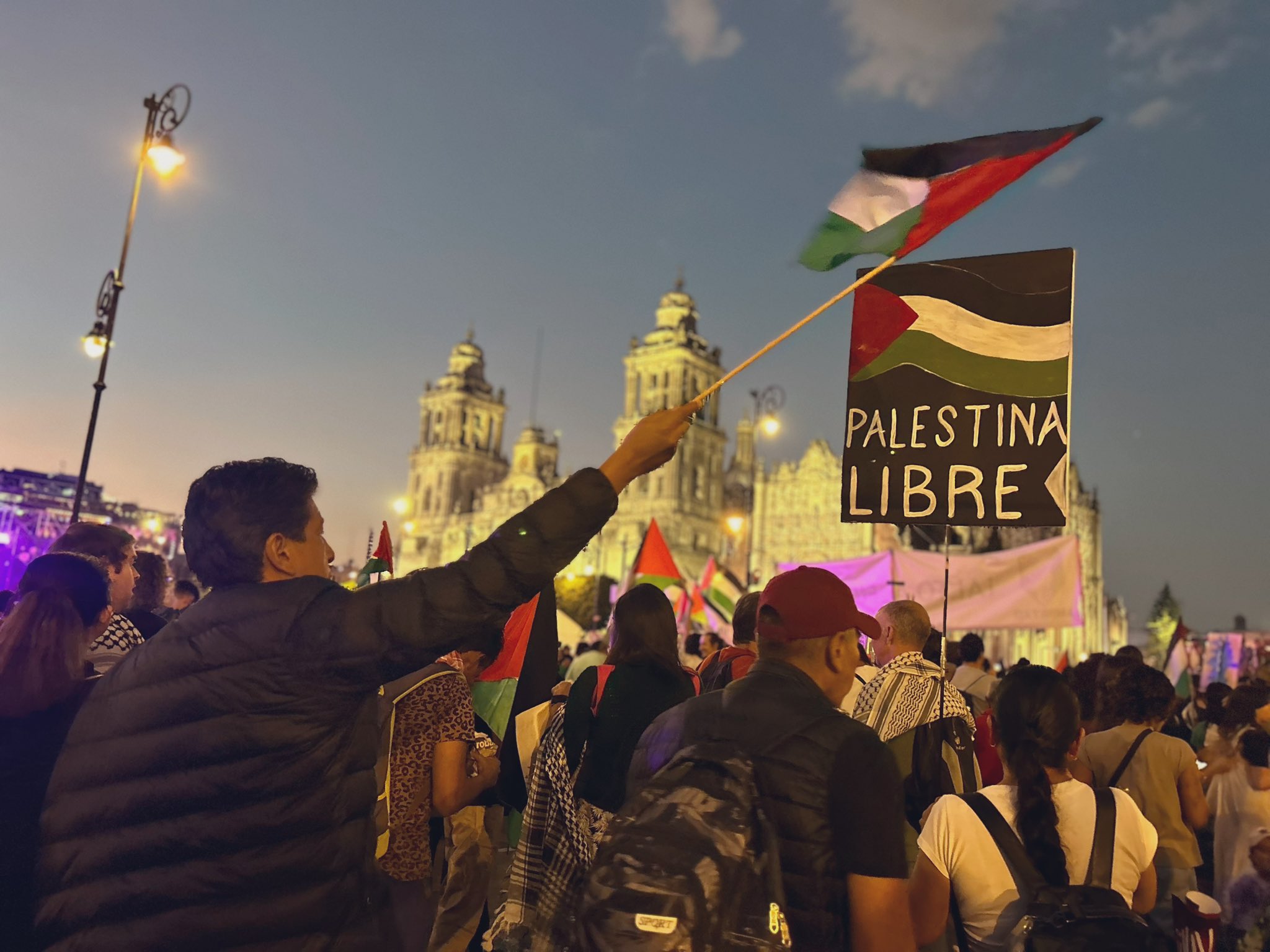 Les Mexicains manifestent contre le génocide israélien à Gaza