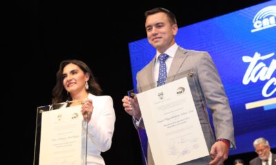 Le président élu de l'Équateur reçoit ses lettres de créance