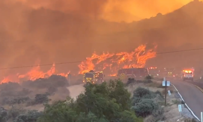 Thousands evacuated due to a fire in California