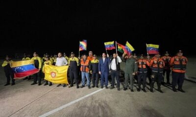 Firefighters from Venezuela and France fight several fires in Bolivia