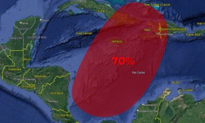 Posible formación de depresión tropical amenaza a Jamaica, Haití y República Dominicana