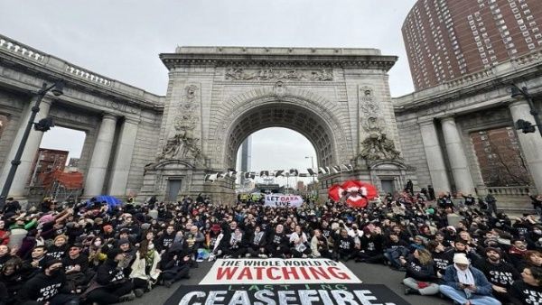 Demand permanent ceasefire against Gaza in New York, USA